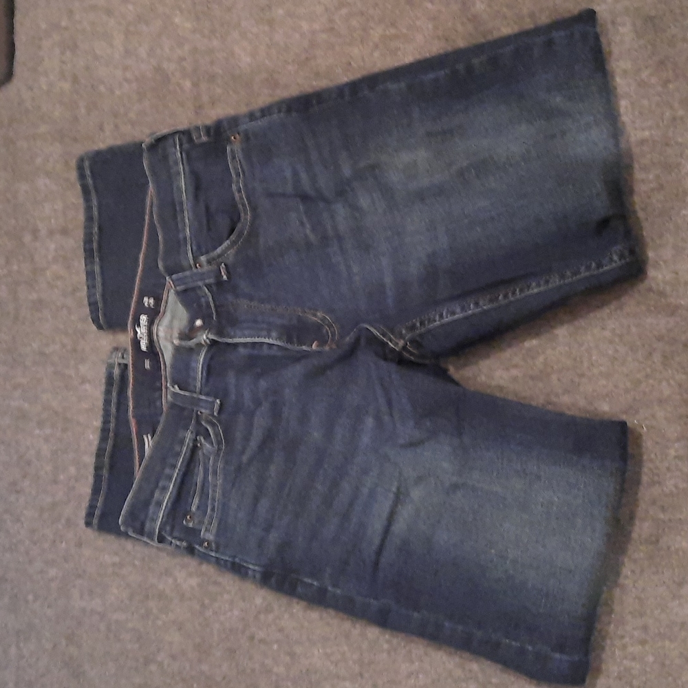Men's 28x30 slim straight Hollister dark denim jeans